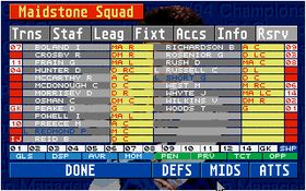 Championship Manager 93 Screenshot