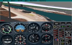 Microsoft Flight Simulator 5.0 Screenshot